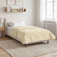 Zimska pokrivača, 155 x 220 cm, krema, mikrofibra/teddy flis