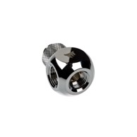 CORSAIR Y-razdjelnik Hydro X Series XF G1/4 inča AG na 2x G1/4 inča IG, rotirajući, krom srebrni