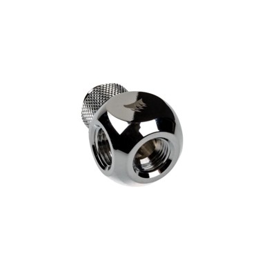 CORSAIR Y-razdjelnik Hydro X Series XF G1/4 inča AG na 2x G1/4 inča IG, rotirajući, krom srebrni