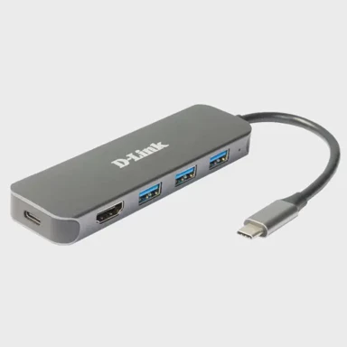 D-LINK USB-C hub DUB-2333 5-u-1 s HDMI i PD