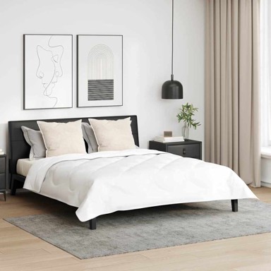Set deka s jastukom, 3 kom, 200 x 200 cm, mikrovlakna, bijeli