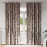 Gotove zavjese od baršuna 260x140 cm 2kom, smeđe