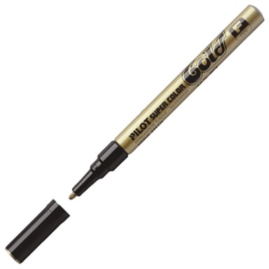 PILOT Marker permanentni 1mm okrugli vrh Super Color SC-G-F zlatni