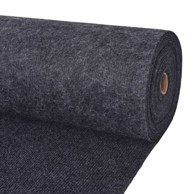Tepih, 1,2 x 15 m, poliester, antracit