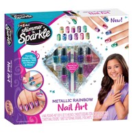 CRAZART Set uređivanje noktiju, Nail Art Metallic Rainbow