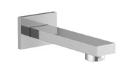 SAPHO Zidna izljevna cijev kvadratna 160 mm, krom
