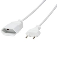 LOGILINK Produžni kabel Euro 3 m neuzemljeni, bijeli