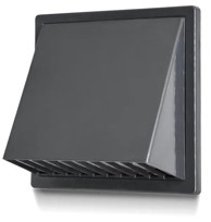 AIRROXY Ventilacijska rešetka s napom 170 x 170 mm FI 150, grafitna