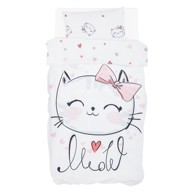 BUBABA BY FREEON Posteljina 6 dijelova Mačka, roza