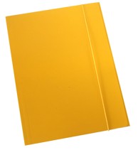 OPTIMA Kartonski lak fascikl s gumicom A4, 600 g, 50 kom, žuti