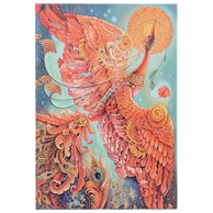PAPERBLANKS Notes PB9681-8, s gumicom, crte, Midi, 12 x 18 cm, 72 lista, Firebird