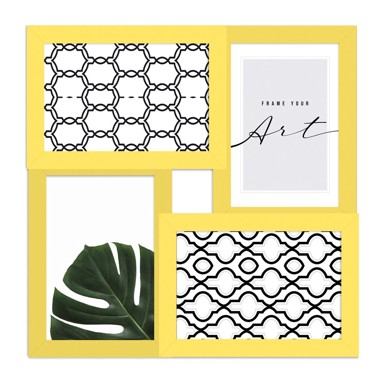 KNOR Žuti viseći okvir 27x27 cm