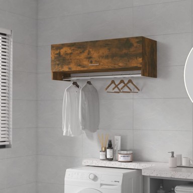 Ormar boja dimljenog hrasta 100x32,5x35 cm konstruirano drvo
