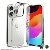 Ultra tanka silikonska maskica za iPhone 15 Pro Prozirna