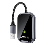 ACEFAST QC1 bežični adapter za CarPlay/Android Auto, siv