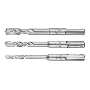 GRAPHITE Set svrdala za beton SDS plus Quatro, 6/8/10 x 110 mm, 3 komada