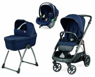 PEG PEREGO Dječja kolica Veloce Belvedere Lounge 3u1, modularni sustav, plava