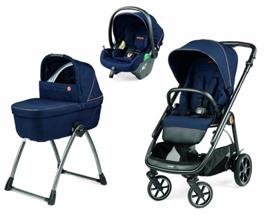PEG PEREGO Dječja kolica Veloce Belvedere Lounge 3u1, modularni sustav, plava