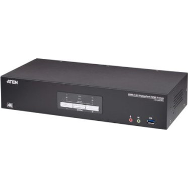 ATEN KVM preklopnik CS1922ATC, DisplayPort, USB, 4K Ultra HD, crni