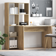 Radni stol 138,5x55x143 cm od konstruiranog drva, sonoma hrast