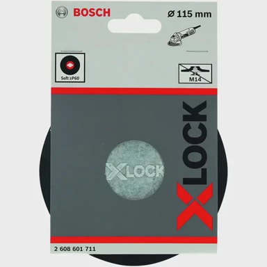 BOSCH Potporni tanjur X-LOCK 115 mm mekani