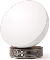 LEXON LED svjetiljka s budilicom i zvučnikom Miami Sunrise, bijela