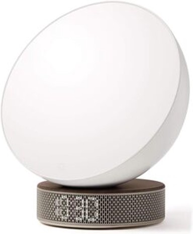 LEXON LED svjetiljka s budilicom i zvučnikom Miami Sunrise, bijela