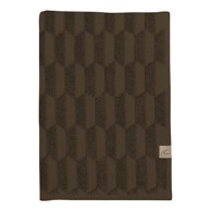 METTE DITMER DENMARK Tamno smeđi pamučni ručnici u setu od 2 kom 35x55 cm Geo