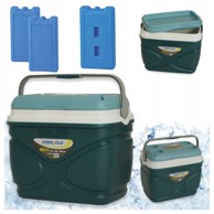 PINNACLE Veliki putni hladnjak 20 L plava + 3 uloška 2 × 500 ml i 1000 ml