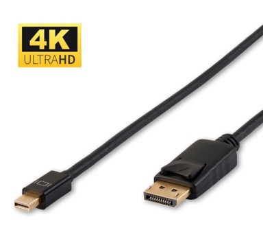 Mini DisplayPort na DisplayPort kabel, 4K, 1 m
