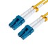 MICROCONNECT Optički patch kabel, LC/UPC-LC/UPC, 0.5 m, OS2
