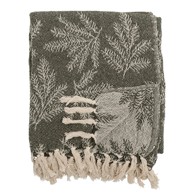  BLOOMINGVILLE Kaki zelena deka, 130x160 cm, Gabriela