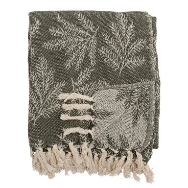 BLOOMINGVILLE Kaki zelena deka, 130x160 cm, Gabriela