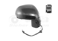 VAN WEZEL Retrovizor Citroen C3 Picasso, crni, desni, električni, senzor temp., 3 pina
