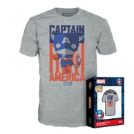 FUNKO POP! TEE -  Marvel - Captain America