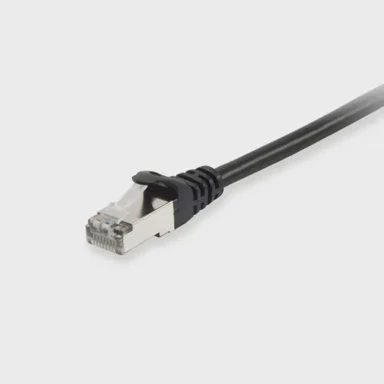 EQUIP Patch mrežni kabel Cat6 S/FTP, 2 × RJ45, 10 m, crna, LSZH, 9 kom