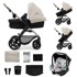 KINDERKRAFT Kolica Moov 2 3u1 MINK PRO, Moonlight Grey