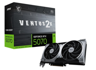 MSI Grafička kartica VENTUS GeForce RTX 5070 2X OC 12GB GDDR7