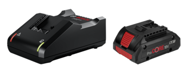 BOSCH AKU Set baterija + punjač - 1x 18V 4,0 Ah + GAL 18V-40 Power for All