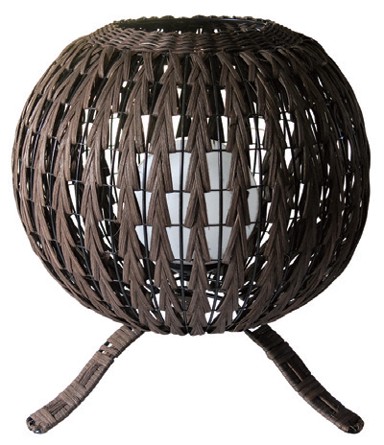 Dekorativna podna lampa YTX-T010A, smeđa