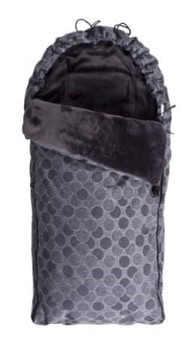 BABYMATEX Vreća za spavanje za kolica COCOON, 100 cm, izolirana, grafitna