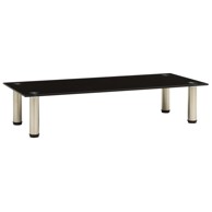 TV Stalak crni 80 x 35 x 17 cm od kaljenog stakla