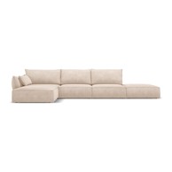 MAZZINI SOFAS Bež kutna garnitura (lijevi kut) Vanda, 364x171x85 cm