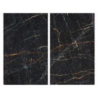 Poklopci za štednjake od kaljenog stakla, 2 kom 52x30 cm 