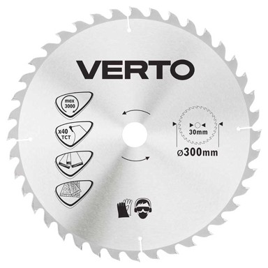 TOPEX Pila kružna, 300 x 30 mm, 40 z