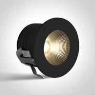 ONE LIGHT Ugradbena led svjetiljka crna cob 3w cct 350ma ip20 dm10103b/b/v