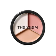 THE SAEM Korektor, Cover Perfection Triple Pot Concealer 07 Pink Beige, za konturiranje, 4,5 g