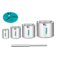 TOTAL Set karbidnih krunastih pila 33/53/73/83 mm 6 dijelova TAC44061