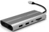 ORICO Docking stanica USB-C 3.1, 1x USB-C, 3x USB-A, USB-C PD100W, 2x HDMI 4K@60Hz, DP 4K@60Hz, SD+TF, RJ45, AUX, aluminij siva