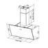 FABER Kuhinjska napa Tweet LED EV8 BK A55